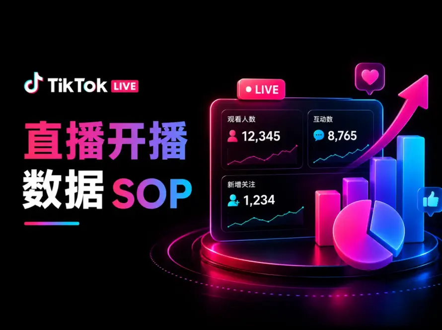 直播开播数据 SOP